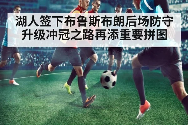 湖人签下布鲁斯布朗后场防守升级冲冠之路再添重要拼图